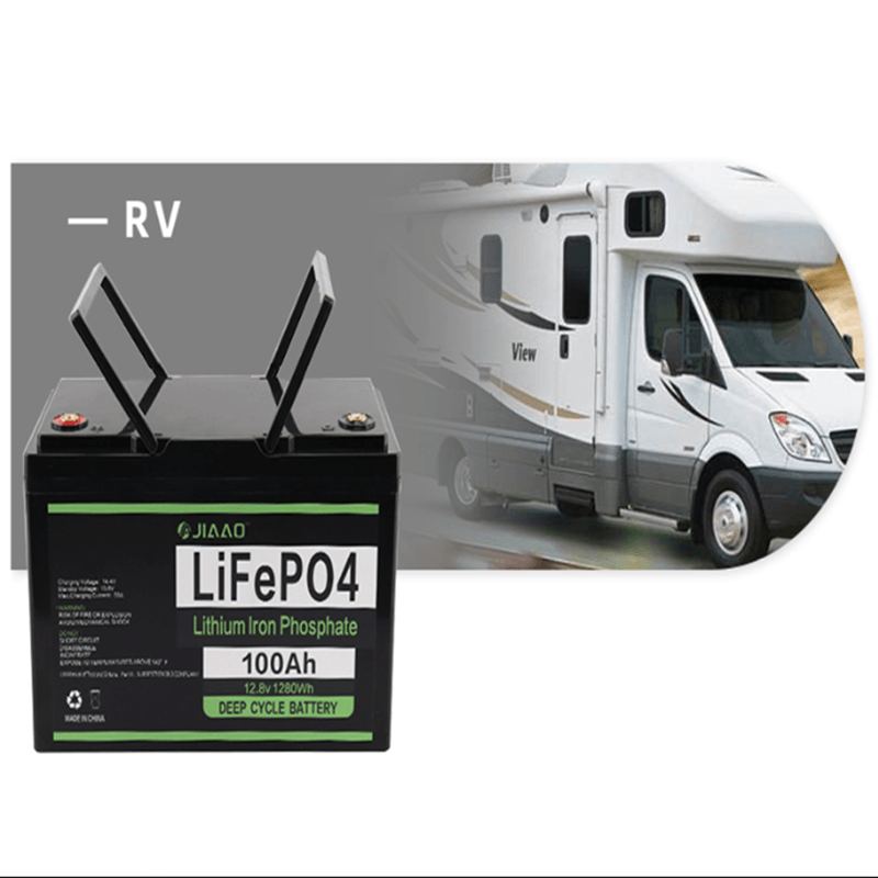 LiFePO4 bateria 12V 100Ah Lithium Iron Battery Pack Light Weight 12 v 100 ah LiFePO4 Battery long cycle life for rv camper